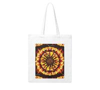 WHJDPP Turning the flame Printing Woman Canvas Tote Bag Strong and durable for traveling, shopping, Daily One Size
