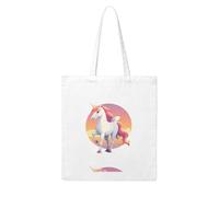 WHJDPP Unicorn in the sunset Picture Woman Canvas Tote Bag Strong and durable for traveling, shopping, Daily One Size