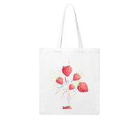 WHJDPP Unique Fireworks Strawberry Picture Woman Canvas Tote Bag Strong and durable for traveling, shopping, Daily One Size