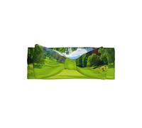 WHJDPP Vancouver Golf Course Prints Baby Bow Headband - Soft & Stretchy Newborn Accessory for Photo Shoots & Baby Showers