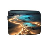 WHJDPP View Under The Moon Prints Shockproof Portable Laptop Sleeve Bag 10 inch for Men and Women Business Travel, Office Daily Use