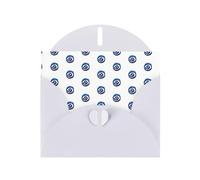 WHJDPP White Greeting Card Evil eyes Printing 4x6in for Christmas, children's birthdays, Valentine's Day, wedding anniversaries, and party invitations