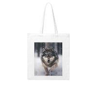 WHJDPP wolves Picture Woman Canvas Tote Bag Strong and durable for traveling, shopping, Daily One Size