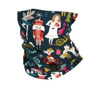 WHJDPP Women's Nutcracker Ballet Xmas Dance Prints Multi-Functional Sport Headwear - Seamless Neck Gaiter for Hiking, Cycling & Beach Fun - Soft, Breathable, Quick-Dry Tube Scarf