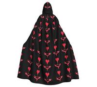 WHJDPP You are my palm Prints Halloween Adult Hooded Cloak for Costume Parties and Theme Events