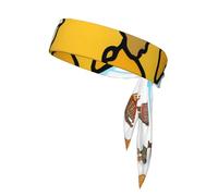 WHJSHOP African Map Ethnic Pattern Printing Sports Double-Sided Headscarf Quick Drying, Moisture Wicking for Women, Girls, and Men