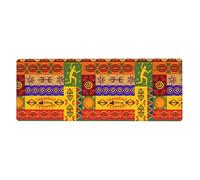 WHJSHOP African National Patterns Prints Mouse Pad 12x31.5in