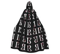 WHJSHOP Alphabet Devil Pattern Halloween Adult Hooded Cloak ensuring easy care and long-lasting use