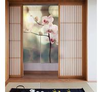 WHJSHOP An orchid. Picture Door curtain partition splicing privacy protection suitable for kitchen, bathroom, room 34x56in