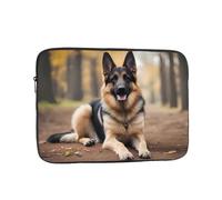 WHJSHOP Animal German Shepherd Prints Portable Shockproof Laptop Sleeve Case for Men and Women Business Travel, and Office Daily Use