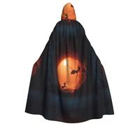 WHJSHOP Ants traveling through tunnels Picture Halloween Adult Hooded Cloak No Zipper, Comfortable & Durable for Role-Playing