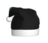 WHJSHOP Apple in the waves Printed Christmas Hat for Adult Making It a Fun and Durable Gift for Men and Women