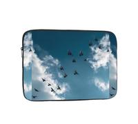 WHJSHOP Birds of Prey in The Blue Sky Pattern Laptop Case - Shockproof Portable Laptop Sleeve Bag for Men and Women Business Travel, School, and Office Use
