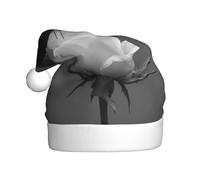 WHJSHOP Black and white silence Picture Christmas Hat for Adult Halloween party usage