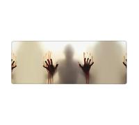 WHJSHOP Bloody Hands Mouse Pad 12x31.5in Extended Gaming Surface