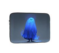 WHJSHOP Blue-ray Ghost Pattern Laptop Case - Shockproof Portable Laptop Sleeve Bag for Men and Women Business Travel, School, and Office Use