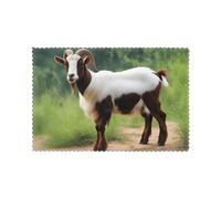 WHJSHOP Boer Goat Prints Placemats Set of 6 12x18in - Transform Your Table into a Cozy Haven for Memorable Meals