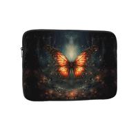 WHJSHOP Butterfly in The Vortex Pattern Laptop Case - Shockproof Portable Laptop Sleeve Bag for Men and Women Business Travel, School, and Office Use