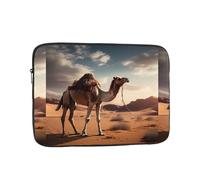WHJSHOP Camels in The Desert Pattern Laptop Case - Shockproof Portable Laptop Sleeve Bag for Men and Women Business Travel, School, and Office Use