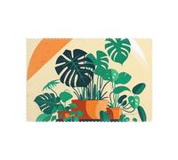 WHJSHOP Cartoon Turtle Back Bamboo Pattern Placemats Set of 6 - Dining Table Heat Resistant Table Set Mat for Home & Kitchen Decor