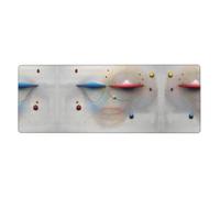 WHJSHOP Chaos Theory Pattern Extra Large Mouse pad Mousepad 12x31.5in for Desktop Computers, laptops, Personal Computers