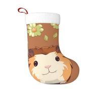 WHJSHOP Christmas decorative Stocking socks cute guinea pig Printing Soft, fluffy, and durable for Halloween, holiday gatherings, etc