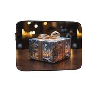 WHJSHOP Christmas Starlight Gift Box Pattern Laptop Case - Shockproof Portable Laptop Sleeve Bag for Men and Women Business Travel, School, and Office Use