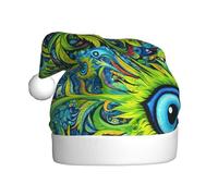 WHJSHOP Cockatoo Single Eye Printing Christmas Hat for Adult for men and women clothing headband for festive occasions