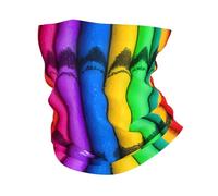 WHJSHOP colored crayons Prints Multifunctional Sport Headband - Seamless Moisture-Wicking Throw for Hiking, Cycling & Beach Adventures