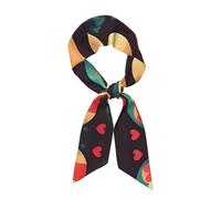 WHJSHOP Colorful hearts Picture Women's Fashion Scarf - Head Hair Accessories Versatile Scarf for Women Valentine's Day and Mother's Day