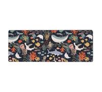 WHJSHOP Colorful Octopus Prints Mouse Pad 12x31.5in