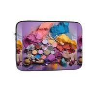 WHJSHOP Colorful Palette Pattern Laptop Case - Shockproof Portable Laptop Sleeve Bag for Men and Women Business Travel, School, and Office Use