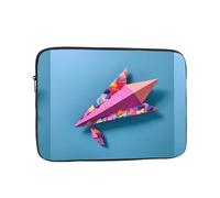 WHJSHOP Colorful Paper Airplanes Pattern Laptop Case - Shockproof Portable Laptop Sleeve Bag for Men and Women Business Travel, School, and Office Use