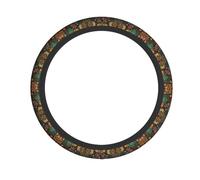 WHJSHOP Colorful Sugar Skulls Prints Cozy Wheel Layer - Rediscover Driving Comfort in Any Season