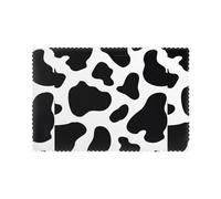 WHJSHOP Cow spot Prints Quality Table Layers - Heat Resistant Place Mat Covers, Durable 6-Piece Set with Printed Designs