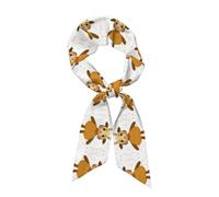 WHJSHOP cute cartoon cow Printing Women's Fashion Scarf - Head Hair Accessories Versatile Scarf for Women Valentine's Day and Mother's Day, Black, One Size