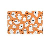 WHJSHOP Cute Ghost Halloween Pattern Prints Placemats Set of 6 12x18in - Transform Your Table into a Cozy Haven for Memorable Meals