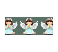 WHJSHOP Cute little angel Mouse Pad 12x31.5in Extended Gaming Surface