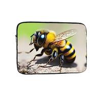 WHJSHOP Cute Little bee Picture Laptop Case - Shockproof Portable Laptop Sleeve Bag for Men and Women Business Travel, School, and Office Daily Use