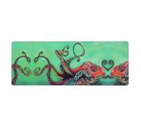 WHJSHOP cute octopus Prints Mouse Pad 12x31.5in