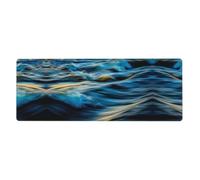 WHJSHOP Dawn Ocean Waves Prints Mouse Pad 12x31.5in
