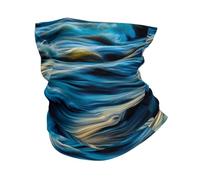 WHJSHOP Dawn Ocean Waves Prints Multifunctional Sports Headband - Seamless Workout Throw, Neck Gaiter for Hiking, Cycling & Beach Days