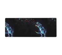 WHJSHOP Dinosaur Mouse Pad 12x31.5in Extended Gaming Surface