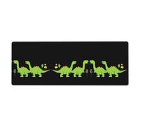 WHJSHOP Dinosaurs on a Spring Outing Pattern Extra Large Mouse pad Mousepad 12x31.5in for Desktop Computers, laptops, Personal Computers