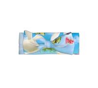 WHJSHOP Easter Bunny with Eggs and Spring Butterfly Prints Baby Bow Headband - Adorable Newborn Throw for Photoshoots & Baby Showers