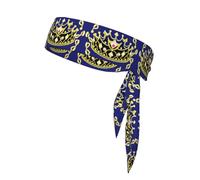WHJSHOP Fantasy Tiara Pattern Sports Headscarf, Casual Headband, Elastic, Sweat Absorbing, Adjustable, Anti Slip