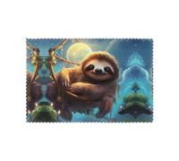 WHJSHOP Follow Your Dreams Sloth Prints Placemats Set of 6 12x18in - Transform Your Table into a Cozy Haven for Memorable Meals