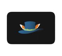 WHJSHOP Fox Ears Straw Hat Prints Crystal Velvet Lock Edge Floor mat, Bedroom Carpet, Parlor, Dormitory Home Decoration