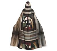 WHJSHOP Fragments of Dreams Pattern Halloween Adult Hooded Cloak ensuring easy care and long-lasting use