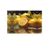 WHJSHOP Fresh Lemon Prints Placemats Set of 6 12x18in - Transform Your Table into a Cozy Haven for Memorable Meals